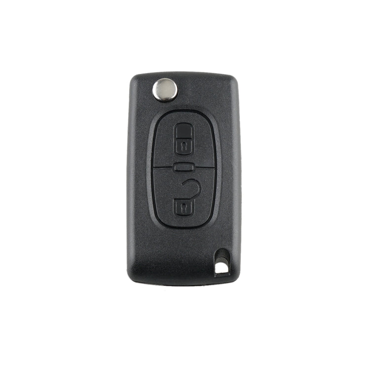 For PEUGEOT 2 Buttons Intelligent Remote Control Car Key with Integrated Chip & Battery & Holder, without Grooved, Frequency: 433MHz - Remote Car Key by PMC Jewellery | Online Shopping South Africa | PMC Jewellery | Buy Now Pay Later Mobicred