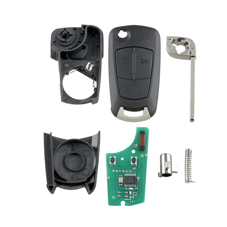 For Opel Zafira B 2005 - 2013 / Astra H 2004 - 2009 VALEO System 2 Buttons Intelligent Remote Control Car Key with 7941 Chip & Battery, Frequency: 433MHz - Remote Car Key by PMC Jewellery | Online Shopping South Africa | PMC Jewellery