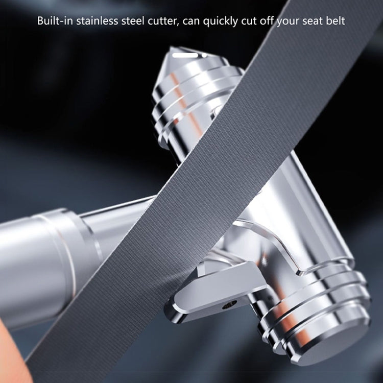 Car Safety Hammer Emergency Escape Seat Belt Cutter Window Breaker Rescue Tool(Silver)(Silver) - Emergency Hammer by PMC Jewellery | Online Shopping South Africa | PMC Jewellery | Buy Now Pay Later Mobicred