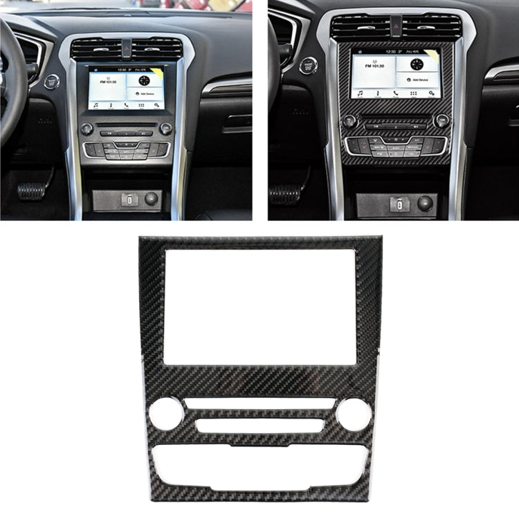 Car Carbon Fiber Central Control Panel Decorative Sticker for Ford New Mondeo 2013-2019 - Car Interior Mouldings by PMC Jewellery | Online Shopping South Africa | PMC Jewellery | Buy Now Pay Later Mobicred