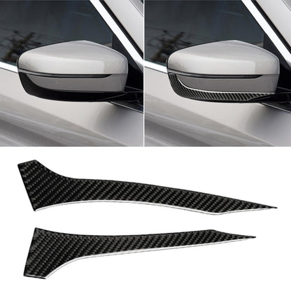 2 PCS Car Carbon Fiber Rearview Mirror Bumper Strip Decorative Sticker for BMW G30 (2018-2019) / G11 (2016-2019), Right Drive without Lens - Anti Collision Sticker by PMC Jewellery | Online Shopping South Africa | PMC Jewellery | Buy Now Pay Later Mobicred