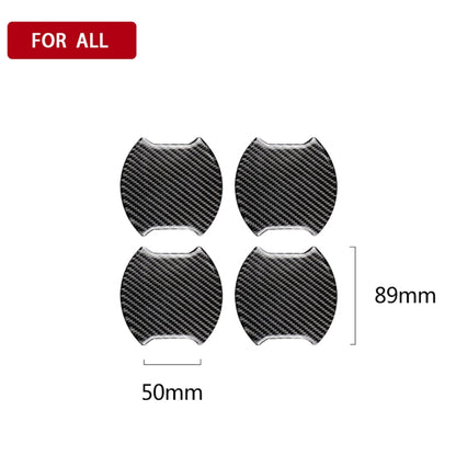 4 PCS Car-Styling Carbon Fiber Door Outer Handle Scratches Resistant Stickerfor Toyota Camry - Decorative Sticker by PMC Jewellery | Online Shopping South Africa | PMC Jewellery | Buy Now Pay Later Mobicred