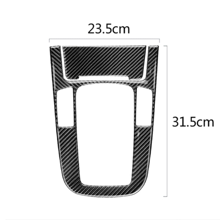 Car Carbon Fiber Gear Position Panel Decorative Sticker for Audi 2010-2018 Q5 / 2009-2016 A4L / 2009-2016 A5 - Car Interior Mouldings by PMC Jewellery | Online Shopping South Africa | PMC Jewellery | Buy Now Pay Later Mobicred