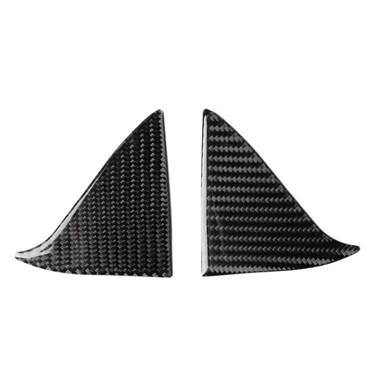 Car Carbon Fiber Front Inner Door A Triangle Decorative Sticker for Mazda Axela 2017-2018 - Car Interior Mouldings by PMC Jewellery | Online Shopping South Africa | PMC Jewellery | Buy Now Pay Later Mobicred