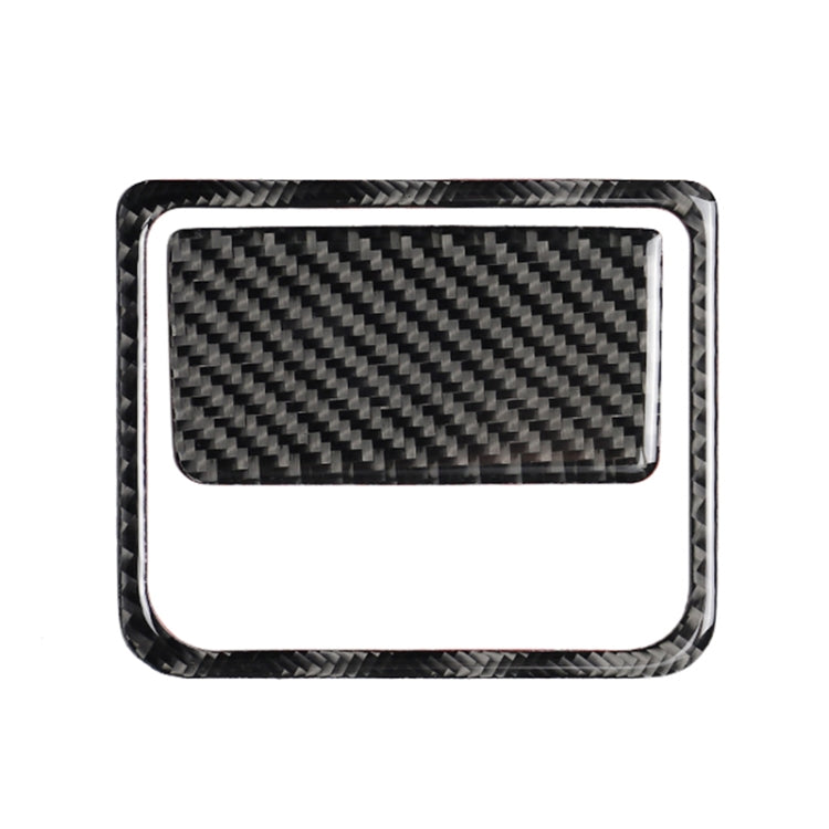 Car Carbon Fiber Front Passenger Seat Storage Box Decorative Sticker for Mazda Axela 2017-2018 - Car Interior Mouldings by PMC Jewellery | Online Shopping South Africa | PMC Jewellery | Buy Now Pay Later Mobicred