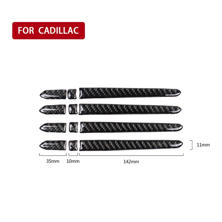 Car Carbon Fiber Outside Door Handle Decorative Sticker for Cadillac XT5 2016-2017 - Decorative Sticker by PMC Jewellery | Online Shopping South Africa | PMC Jewellery | Buy Now Pay Later Mobicred