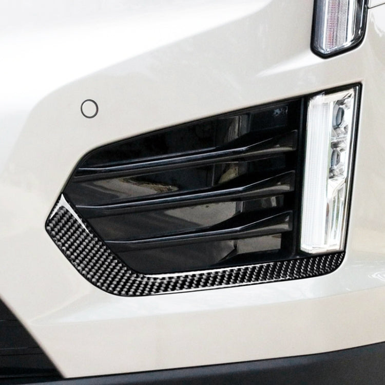 Car Carbon Fiber Front Fog Light Decorative Stripe for Cadillac XT5 2016-2017, Left Drive - Car Interior Mouldings by PMC Jewellery | Online Shopping South Africa | PMC Jewellery | Buy Now Pay Later Mobicred