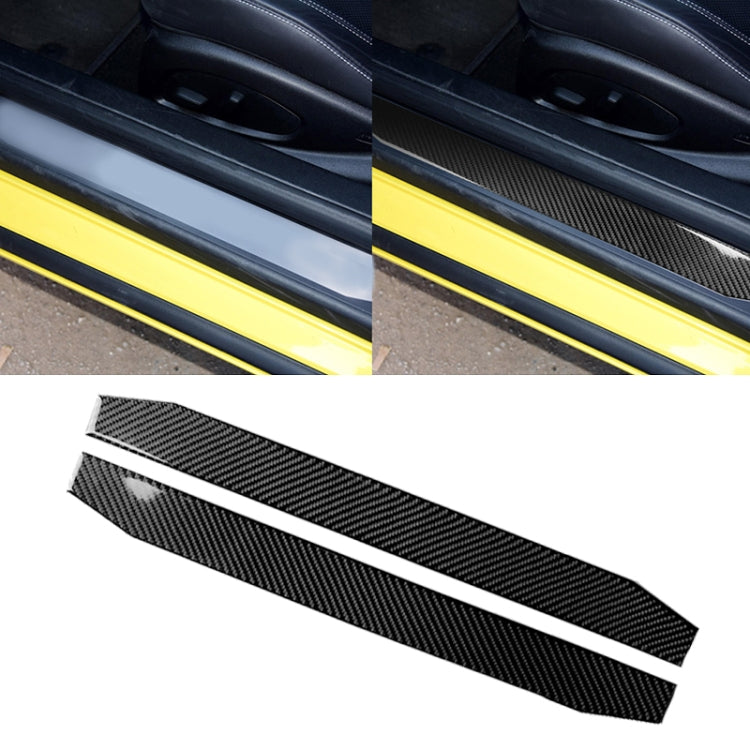 2 PCS Car Carbon Fiber Welcome Pedal Decorative Sticker for Chevrolet Camaro 2017-2019 - Car Interior Mouldings by PMC Jewellery | Online Shopping South Africa | PMC Jewellery | Buy Now Pay Later Mobicred