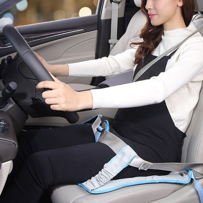 Car Safety Seat Protective Pad with Clip Back Abdominal Belt for Pregnant Woman (Sky Blue) - Seat Belts & Padding by PMC Jewellery | Online Shopping South Africa | PMC Jewellery | Buy Now Pay Later Mobicred