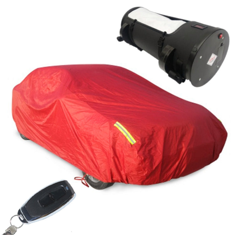 Sunscreen Insulated Rainproof Intelligent Automatic Remote Control Car Cover (Red) - PE Material by PMC Jewellery | Online Shopping South Africa | PMC Jewellery | Buy Now Pay Later Mobicred