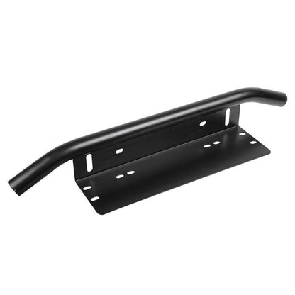 Universal Car License Plate Plastic Bracket Frame Holder Stand Mount (Black) - License Plate Covers & Frames by PMC Jewellery | Online Shopping South Africa | PMC Jewellery | Buy Now Pay Later Mobicred