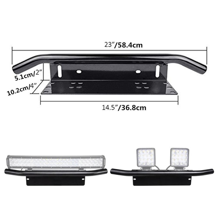 Universal Car License Plate Plastic Bracket Frame Holder Stand Mount (Black) - License Plate Covers & Frames by PMC Jewellery | Online Shopping South Africa | PMC Jewellery | Buy Now Pay Later Mobicred