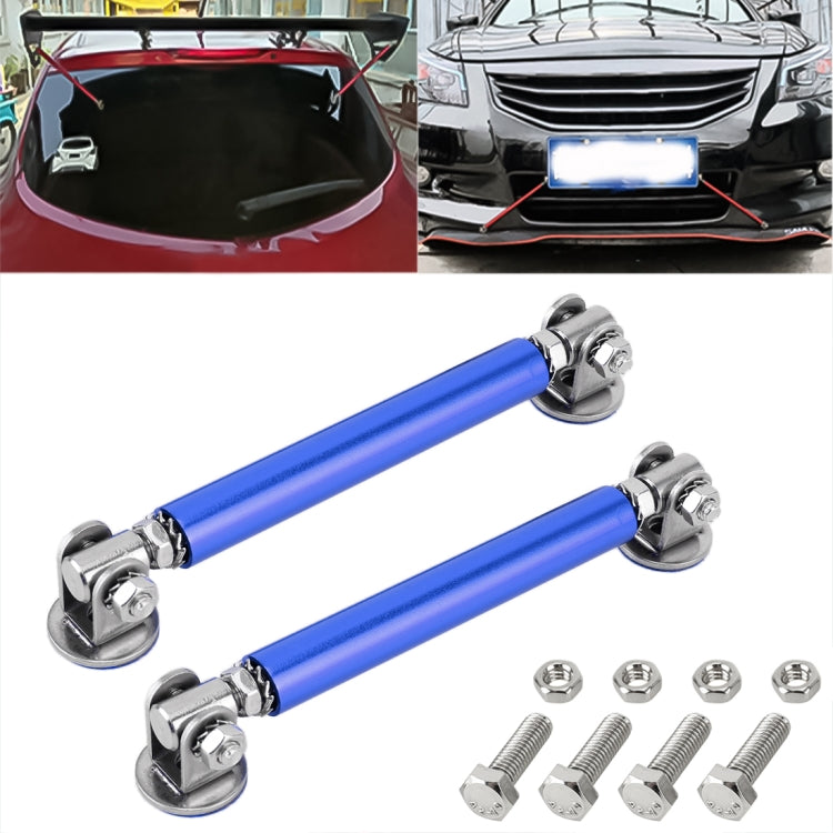 2 PCS Car Modification Adhesive Surrounded Rod Lever Front and Rear Bars Fixed Front Lip Back Shovel, Length: 10cm(Blue) - Trunk & Bumper Accessories by PMC Jewellery | Online Shopping South Africa | PMC Jewellery | Buy Now Pay Later Mobicred