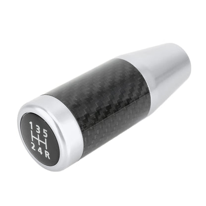 Universal Car Carbon Fiber Pattern Gear Head Gear Shift Knob (Silver) - Shift Knob by PMC Jewellery | Online Shopping South Africa | PMC Jewellery | Buy Now Pay Later Mobicred