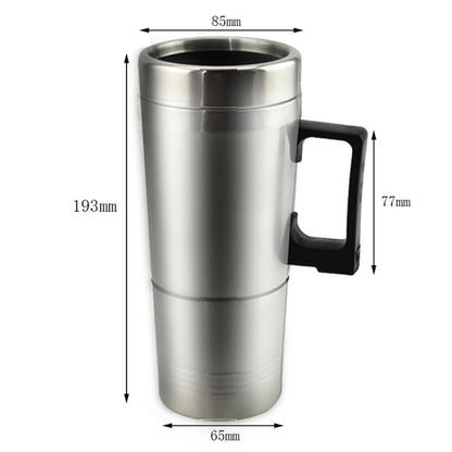 DC 12V Stainless Steel Car Electric Kettle Heated Mug Heating Cup with Charger Cigarette Lighter, Capacity: 300ML - Heating Cups by PMC Jewellery | Online Shopping South Africa | PMC Jewellery | Buy Now Pay Later Mobicred