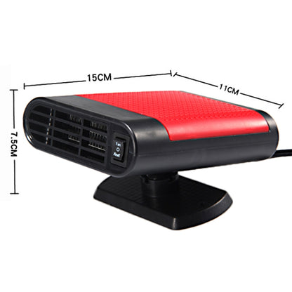 Car Heater Hot Cool Fan Windscreen Window Demister Defroster DC 12V, Ordinary Version (Red) - Heating & Fans by PMC Jewellery | Online Shopping South Africa | PMC Jewellery | Buy Now Pay Later Mobicred