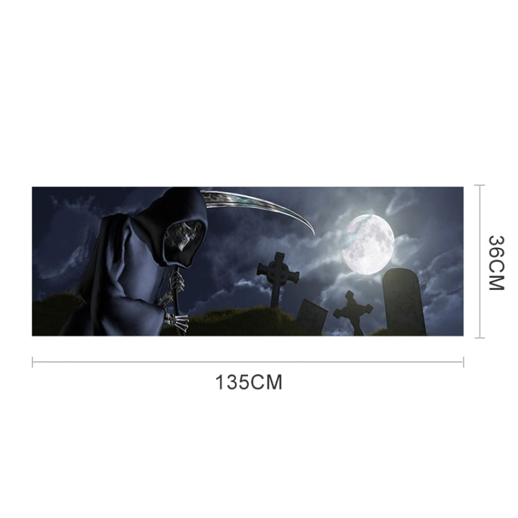 Death Cemetery Pattern Horror Series Car Rear Window Decorative Sticker, Size: 135 x 36cm - Decorative Sticker by PMC Jewellery | Online Shopping South Africa | PMC Jewellery | Buy Now Pay Later Mobicred