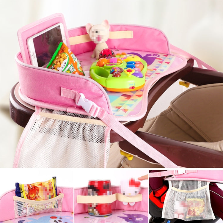 Children Waterproof Dining Table Toy Organizer Baby Safety Tray Tourist Painting Holder with Touch Screen Transparent Bag (Hand in Hand) - Seat Accessories by PMC Jewellery | Online Shopping South Africa | PMC Jewellery | Buy Now Pay Later Mobicred