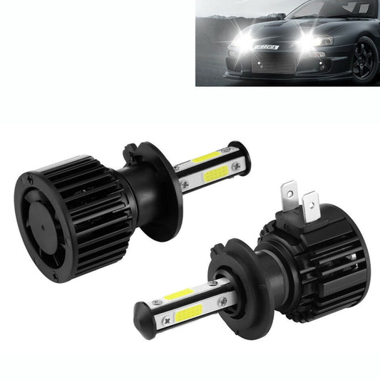 F8 H7 2 PCS 22W 3000LM 6000K Four Side DOB LED Headlight Fog Light Bulbs High Beam Conversion Kit DC 9-32V - LED Headlamps by PMC Jewellery | Online Shopping South Africa | PMC Jewellery