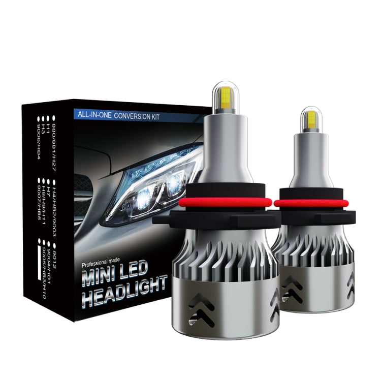 2 PCS 1904 9006 / HB4 DC9-36V / 24W / 6000K / 2400LM IP68 Car LED Headlight Lamps (Cool White) - LED Headlamps by PMC Jewellery | Online Shopping South Africa | PMC Jewellery | Buy Now Pay Later Mobicred