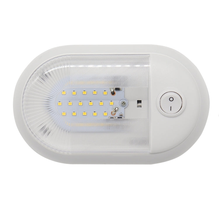 D4348 10-24V 3-3.5W 4000-4500K 280LM RV Yacht 24 PCS LED Lamps Dome Light Ceiling Lamp, with Independent Switch Control - Marine Accessories & Parts by PMC Jewellery | Online Shopping South Africa | PMC Jewellery | Buy Now Pay Later Mobicred