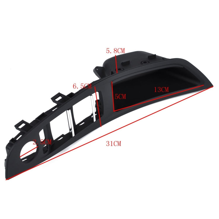 Door Left Front Handle Window Switch Panel 51417225875 for BMW 5 Series(Black) - Door Handles by PMC Jewellery | Online Shopping South Africa | PMC Jewellery | Buy Now Pay Later Mobicred