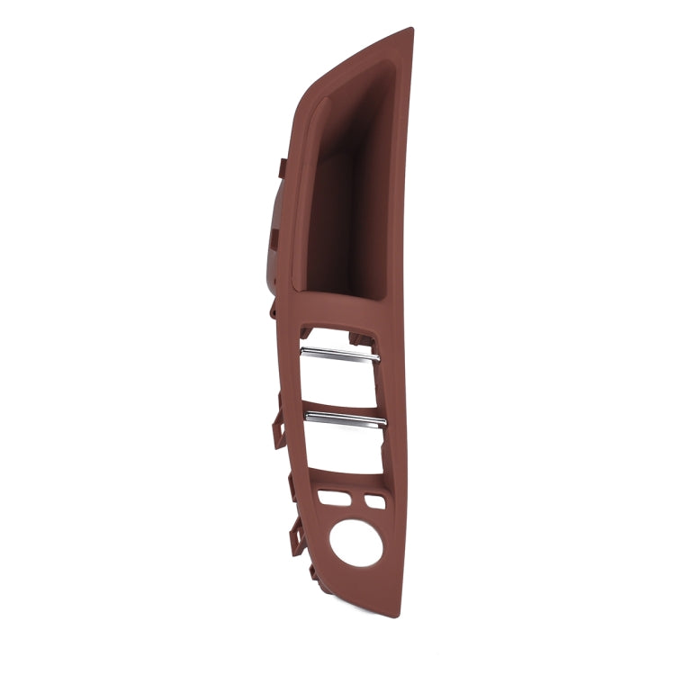 Door Left Front Handle Window Switch Panel 51417225875 for BMW 5 Series(Brown) - Door Handles by PMC Jewellery | Online Shopping South Africa | PMC Jewellery