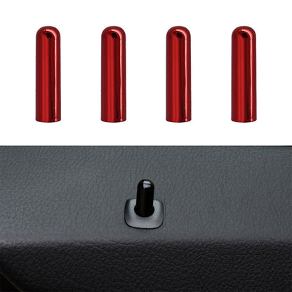 4 PCS Car Unlock Cover Door Bolt Door Handle for BMW X1 / X6(Red) - Car Switches by PMC Jewellery | Online Shopping South Africa | PMC Jewellery