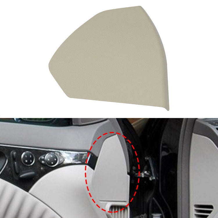 Car Left Side Front Door Trim Panel Plastic Cover 2117270148  for Mercedes-Benz E Class W211 2003-2008 (Light Yellow) - Door Handles by PMC Jewellery | Online Shopping South Africa | PMC Jewellery | Buy Now Pay Later Mobicred