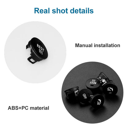 Car Air Conditioner Panel Switch Button RIGHT Key 6131 9250 196-1 for BMW E60 2003-2010, Left Driving - Car Switches by PMC Jewellery | Online Shopping South Africa | PMC Jewellery | Buy Now Pay Later Mobicred