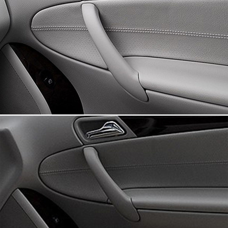 Car Rear Right Inside Doors Handle Pull Trim Cover for Mercedes-Benz C-class W203 -2007 , Left Driving(Grey) - Door Handles by PMC Jewellery | Online Shopping South Africa | PMC Jewellery | Buy Now Pay Later Mobicred