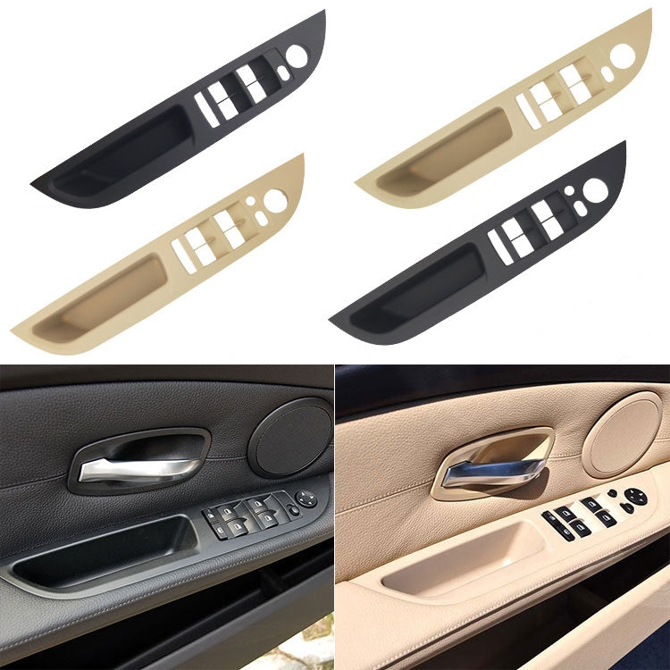 Car Left Front Door Window Lift Switch Trim Panel 51416983705 for BMW E60 2008-2010, Left Driving High Configuration Version (Black) - Car Interior Mouldings by PMC Jewellery | Online Shopping South Africa | PMC Jewellery | Buy Now Pay Later Mobicred