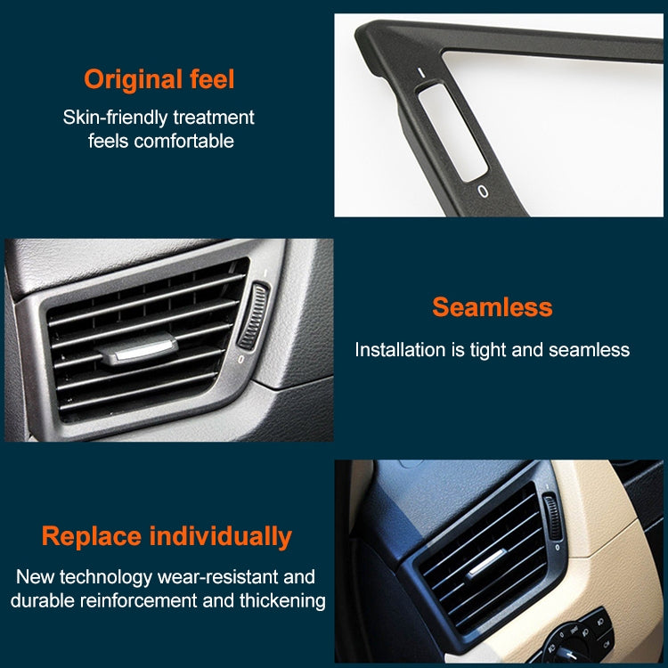 Car Right Side Air Conditioner Vent Panel for BMW X1, Left Driving(Color: Bright) - Car Interior Mouldings by PMC Jewellery | Online Shopping South Africa | PMC Jewellery | Buy Now Pay Later Mobicred