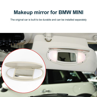 Car Sunshade Makeup Mirror Sun Visor for BMW mini R50R56, Left Driving (Grey) - Sunglasses & Glasses Clips by PMC Jewellery | Online Shopping South Africa | PMC Jewellery | Buy Now Pay Later Mobicred