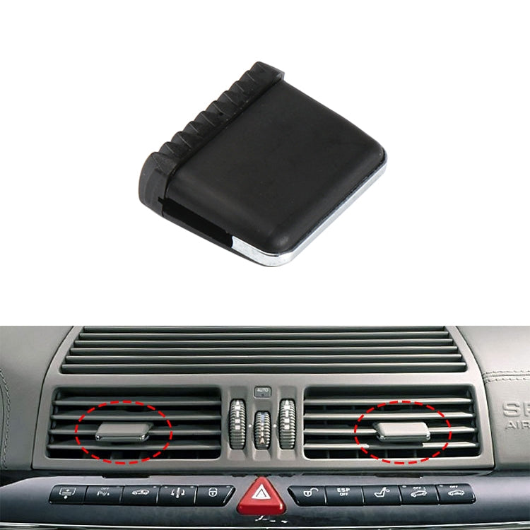 Car Left and Right Side Air Conditioning Exhaust Switch Paddle for Mercedes-Benz S Class W220 1998-2005, Left Driving (Black) - Air Conditioning System by PMC Jewellery | Online Shopping South Africa | PMC Jewellery | Buy Now Pay Later Mobicred