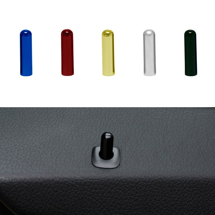 4 in 1 Car Door Latch Pin Door Screw Knob Cap Cover Trim for BMW F10, Left Driving (Blue) - Others by PMC Jewellery | Online Shopping South Africa | PMC Jewellery | Buy Now Pay Later Mobicred