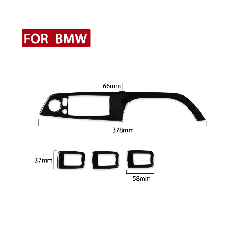 For BMW 3 Series E90/320i/325i 2005-2012 Car Left Drive Window Lifting Panel with Folding Key Decorative Sticker, Diameter: 37.8cm - Car Interior Mouldings by PMC Jewellery | Online Shopping South Africa | PMC Jewellery | Buy Now Pay Later Mobicred