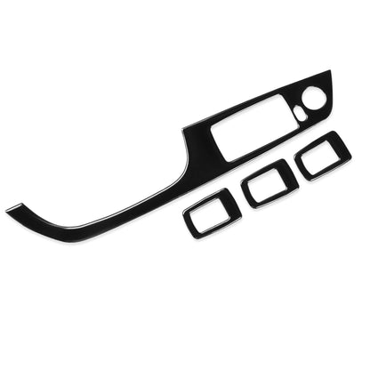 For BMW 3 Series E90/320i/325i 2005-2012 Car Left Drive Window Lifting Panel without Folding Key Decorative Sticker, Diameter: 35.8cm - Car Interior Mouldings by PMC Jewellery | Online Shopping South Africa | PMC Jewellery | Buy Now Pay Later Mobicred