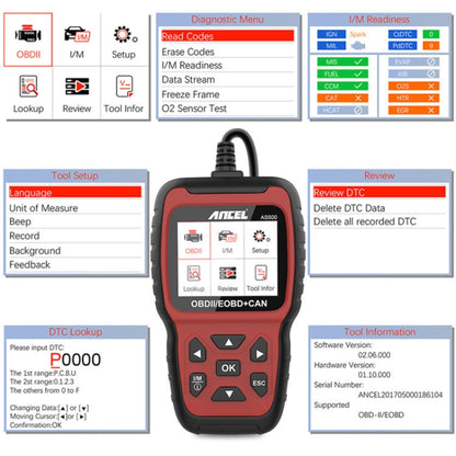 Ancel AS500 OBDII Scanner Engine Reader Car Diagnostics Tool - Electronic Test by PMC Jewellery | Online Shopping South Africa | PMC Jewellery | Buy Now Pay Later Mobicred