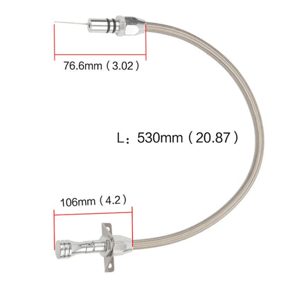 Car Flexible Stainless Transmission Gearbox Oil Dipstick 530mm Oil Measuring Rod for Chevrolet(Blue) - Inspection Tools by PMC Jewellery | Online Shopping South Africa | PMC Jewellery | Buy Now Pay Later Mobicred