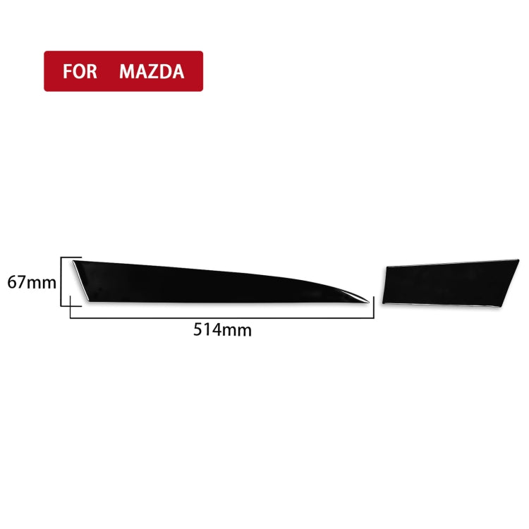 For Mazda 3 Axela 2010-2013 2 in 1 Car Both sides of Instrument Set Decorative Sticker, Right Drive - Car Interior Mouldings by PMC Jewellery | Online Shopping South Africa | PMC Jewellery | Buy Now Pay Later Mobicred