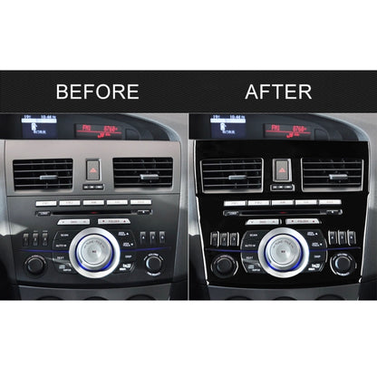 For Mazda 3 Axela 2010-2013 4 in 1 Car Central Control Radio Set B Decorative Sticker, Left Drive - Car Interior Mouldings by PMC Jewellery | Online Shopping South Africa | PMC Jewellery | Buy Now Pay Later Mobicred