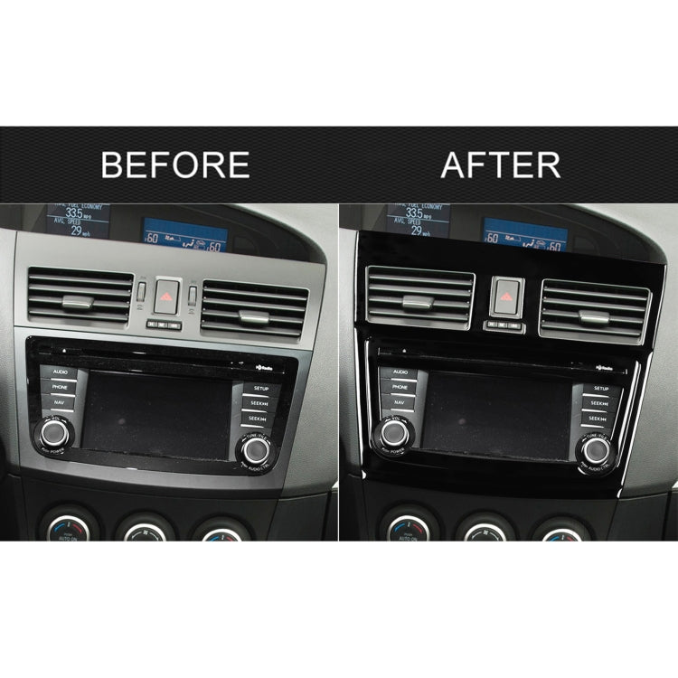 For Mazda 3 Axela 2010-2013 5 in 1 Car Central Control Navigation Set B Decorative Sticker, Left Drive - Car Interior Mouldings by PMC Jewellery | Online Shopping South Africa | PMC Jewellery | Buy Now Pay Later Mobicred