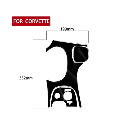 For Chevrolet Corvette C5 1998-2004 3 in 1 Car Gear Panel D Decorative Sticker, Left Drive - Car Interior Mouldings by PMC Jewellery | Online Shopping South Africa | PMC Jewellery | Buy Now Pay Later Mobicred