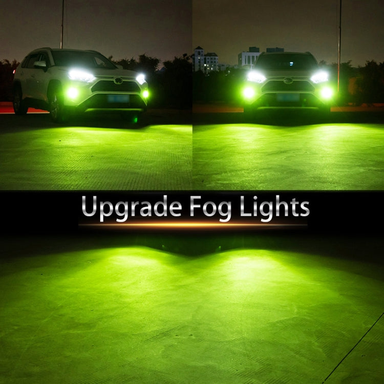 1 Pair H11 DC12V 7.8W Car LED Fog Light (Lime Green) - Fog / Driving Lights by PMC Jewellery | Online Shopping South Africa | PMC Jewellery | Buy Now Pay Later Mobicred