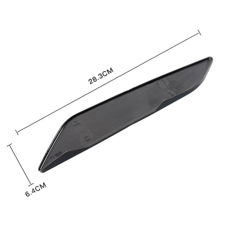 Car ABS Fender Decorative Sticker for BMW 5 Series 525Li 530Li, Bright Black - Car Interior Mouldings by PMC Jewellery | Online Shopping South Africa | PMC Jewellery | Buy Now Pay Later Mobicred