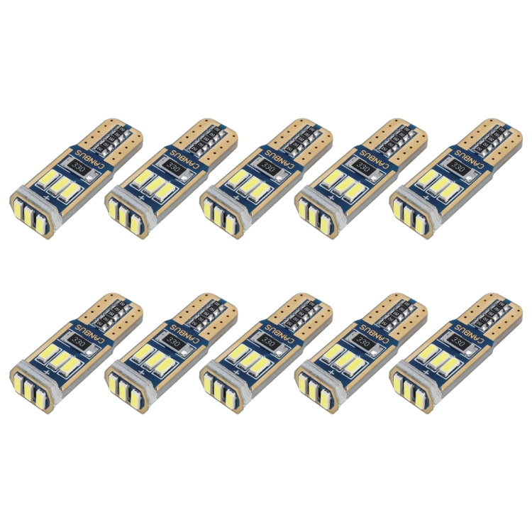 10 PCS T10 DC12V / 1.7W / 6000K / 110LM 9LEDs SMD-4014 Car Clearance Light, with Decoder - Clearance Lights by PMC Jewellery | Online Shopping South Africa | PMC Jewellery | Buy Now Pay Later Mobicred