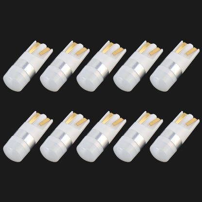 10 PCS T10 / W5W / 168 / 194 DC12V / 0.6W 1LEDs SMD-3030 Car Clearance Light (White Light) - Clearance Lights by PMC Jewellery | Online Shopping South Africa | PMC Jewellery | Buy Now Pay Later Mobicred