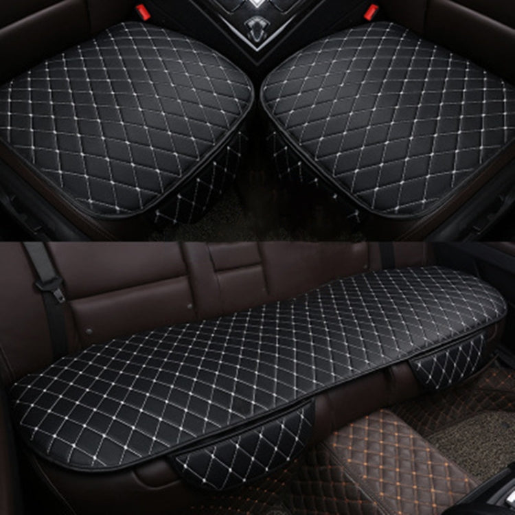 Car Seat Cushion Universal Simple Seat Cover Anti-slip Mat Auto Accessories (Black White) - Seat Accessories by PMC Jewellery | Online Shopping South Africa | PMC Jewellery | Buy Now Pay Later Mobicred