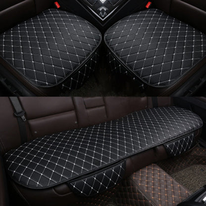 Car Seat Cushion Universal Simple Seat Cover Anti-slip Mat Auto Accessories (Black White) - Seat Accessories by PMC Jewellery | Online Shopping South Africa | PMC Jewellery | Buy Now Pay Later Mobicred